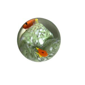 🛒 $15 Glass Art Paper Weight Fish 3" #82-2